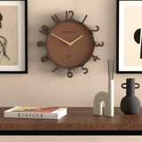Newgate Monorail Wall Clock - Brown
