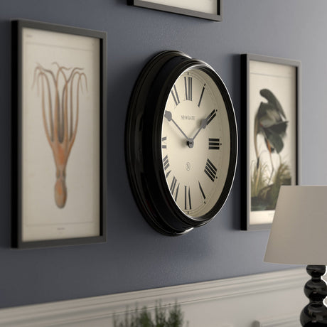 Newgate Notting Hill Wall Clock - Black
