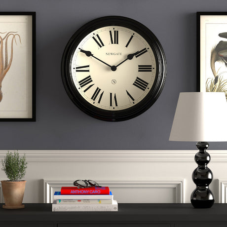 Newgate Notting Hill Wall Clock - Black