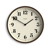 Newgate Number Four Theatre Wall Clock - Faux Dark Wood
