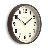 Newgate Number Four Theatre Wall Clock - Faux Dark Wood