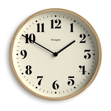Newgate Number Four Theatre Wall Clock - Faux Wood
