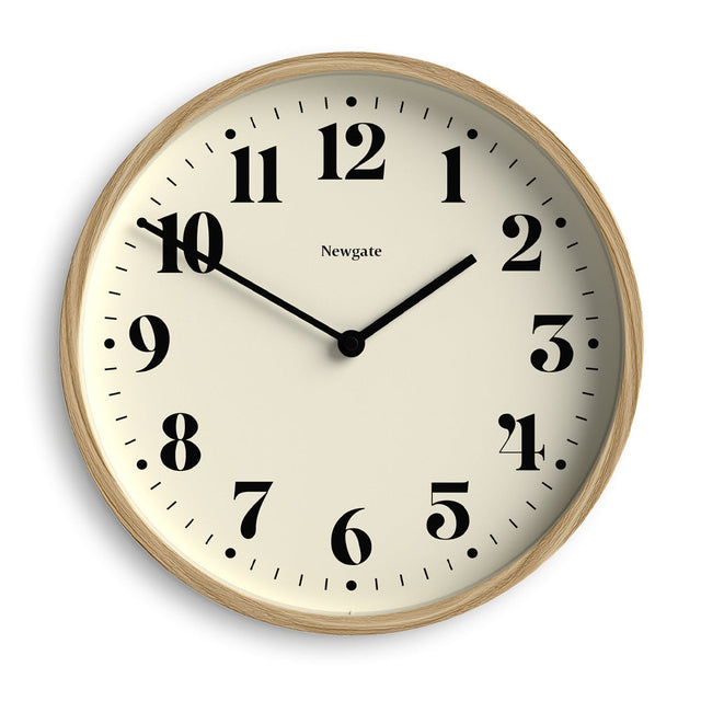 Newgate Number Four Theatre Wall Clock - Faux Wood