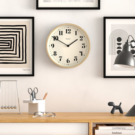 Newgate Number Four Theatre Wall Clock - Faux Wood