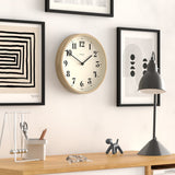 Newgate Number Four Theatre Wall Clock - Faux Wood
