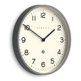 Newgate Number Two Echo Wall Clock - Posh Grey