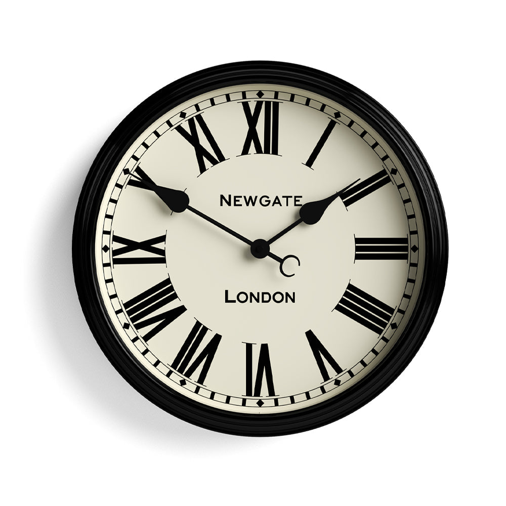 Newgate Spitalfields Wall Clock - Black
