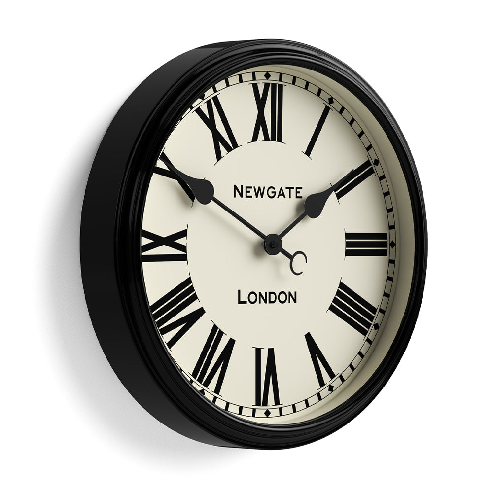 Newgate Spitalfields Wall Clock - Black