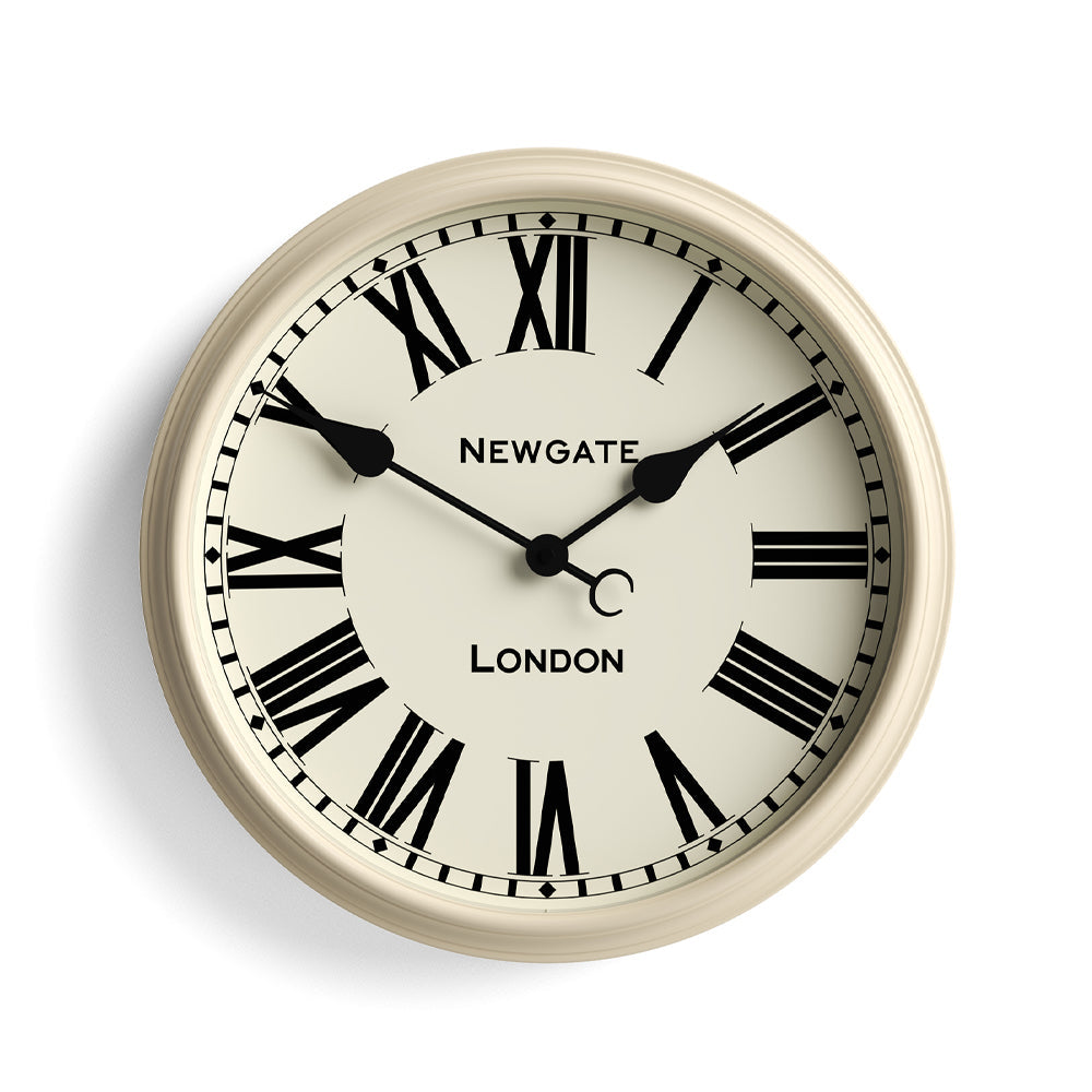 Newgate Spitalfields Wall Clock - Vanilla Cream