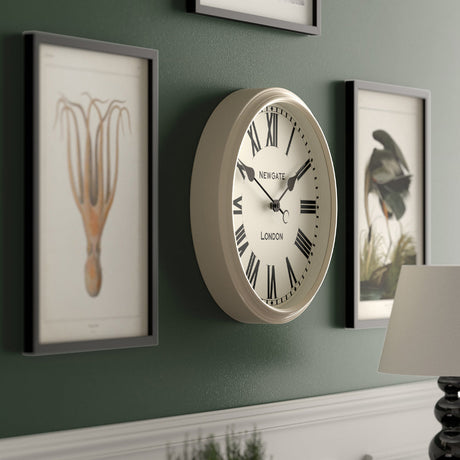 Newgate Spitalfields Wall Clock - Vanilla Cream