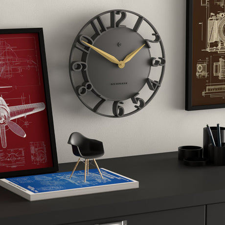 Newgate Time Traveller Wall Clock - Grey