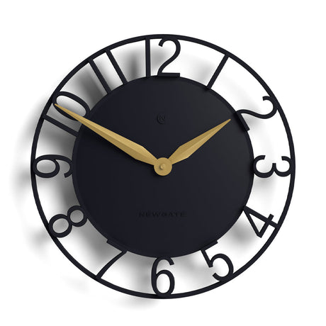 Newgate Time Traveller Wall Clock - Petrol Blue