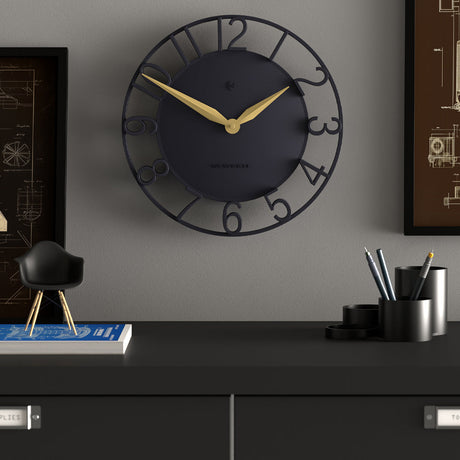 Newgate Time Traveller Wall Clock - Petrol Blue