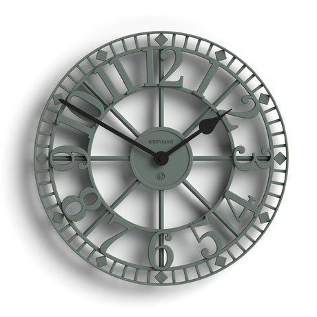 Newgate Warehouse Wall Clock - Asparagus Green