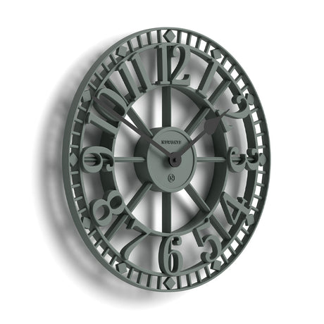 Newgate Warehouse Wall Clock - Asparagus Green