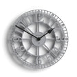 Newgate Warehouse Wall Clock - Clockwork Grey