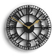 Newgate Warehouse Wall Clock - Black