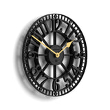 Newgate Warehouse Wall Clock - Black
