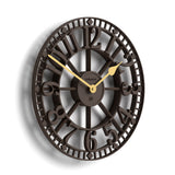 Newgate Warehouse Wall Clock - Mocha Brown