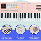 Axus 37 Key Mini Portable Keyboard - Pink
