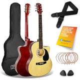 3rd Avenue Full Size Cutaway Acoustic Guitar Pack - Natural