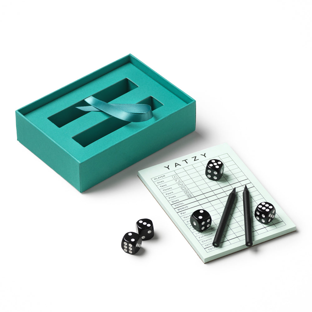 Printworks Classic Yatzy Dice Game - Teal