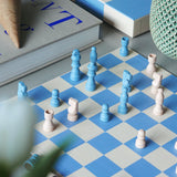 Printworks Play Chess Board Game - Sky Blue
