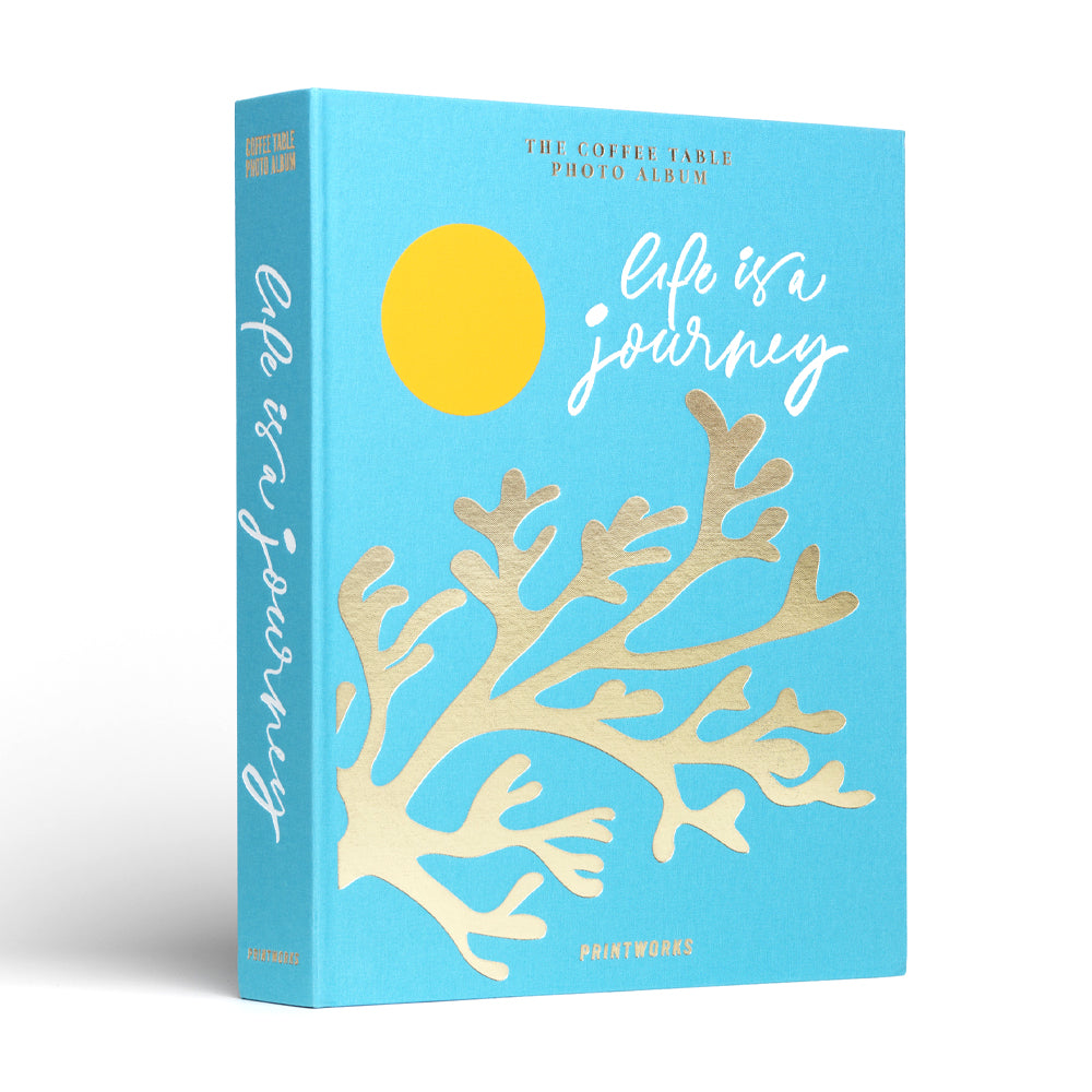 Printworks Photo Album - Life Is A Journey - Turquoise