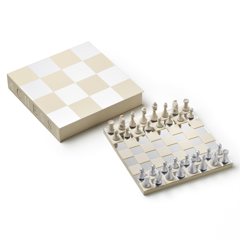 Printworks Classic Art of Chess Board Game - Mirror Edition (Coffee Table Set)