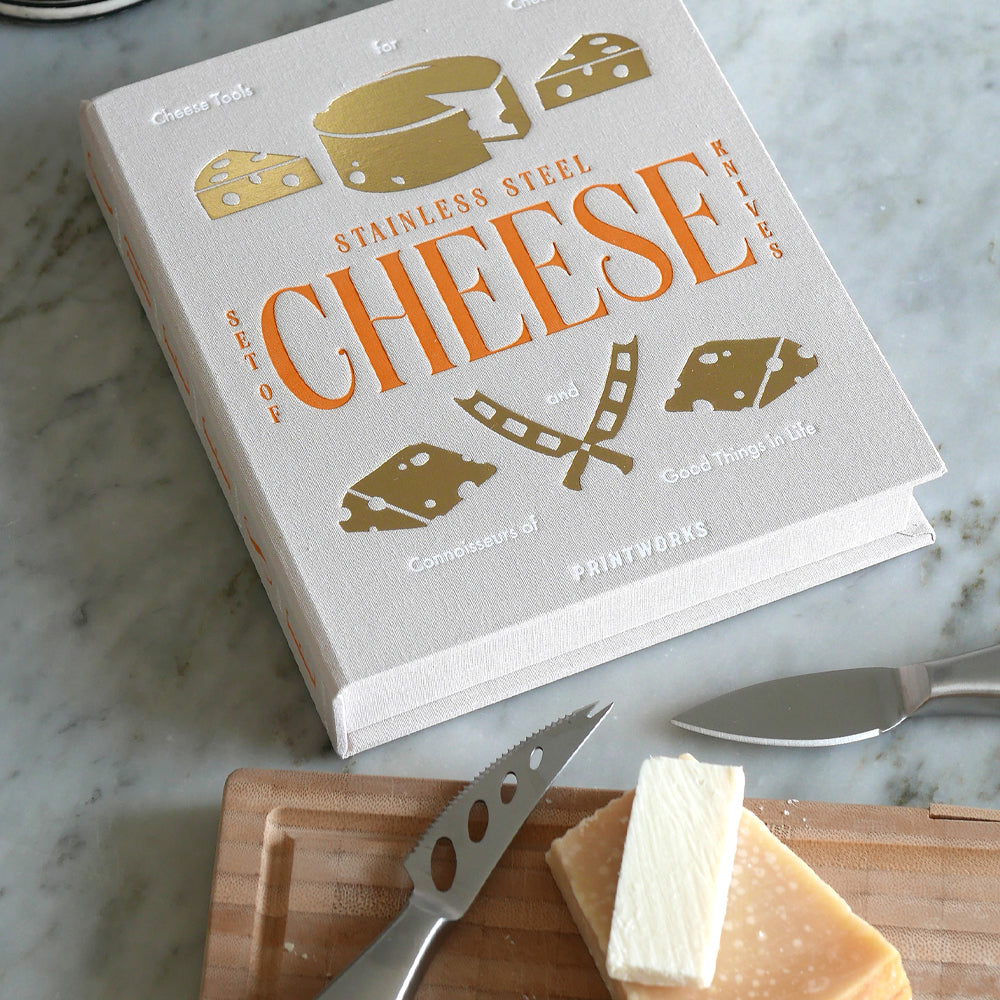 Printworks The Essentials Cheese Tools - Beige Orange