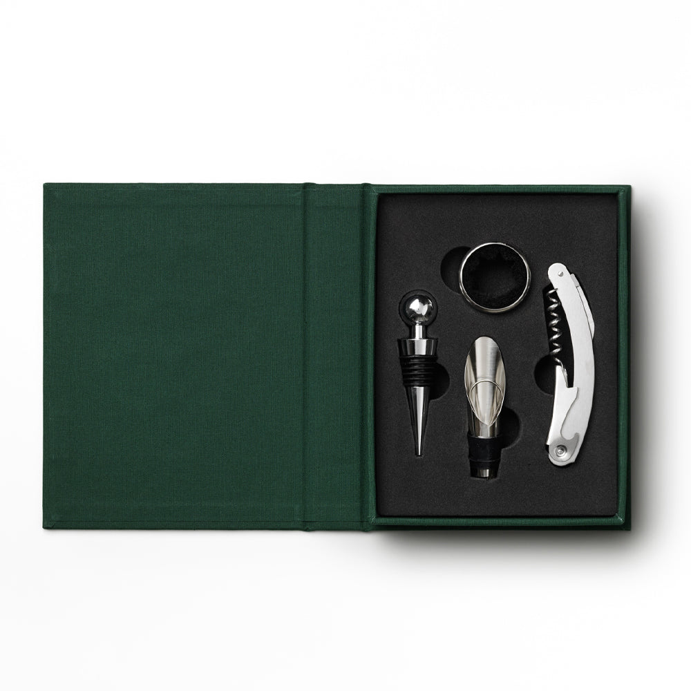 Printworks The Essentials Wine Tools - Green Pink