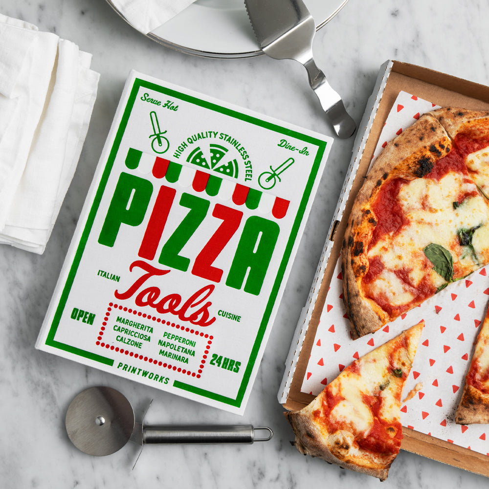 Printworks The Essentials Pizza Tools - Red White