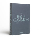 Printworks Classic Backgammon Board Game - Grey Blue