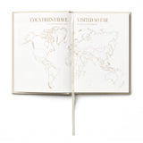Printworks Bon Voyage Travel Journal-  Blue Beige