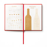 Printworks Wine Tasting Journal - Beige Red