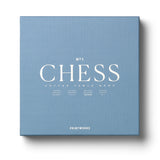 Printworks Classic Chess Board Game - Dusty Blue (Coffee Table Set)