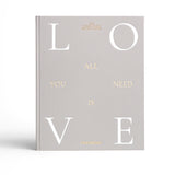 Printworks Photo Album - All You Need Is Love - Grey