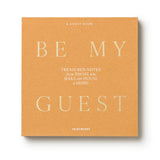 Printworks Guest Book - Be My Guest - Beige Yellow