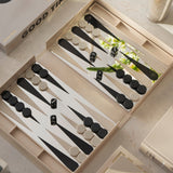 Printworks Classic Art Of Backgammon Mirror Board Game - Beige Clear