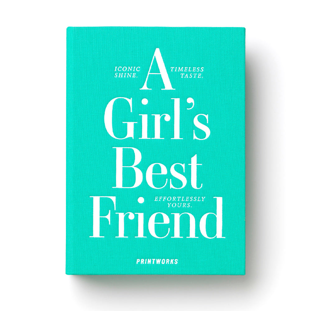 Printworks A Girls Best Friend Jewellery Box - Turquoise (Small Organiser Case)