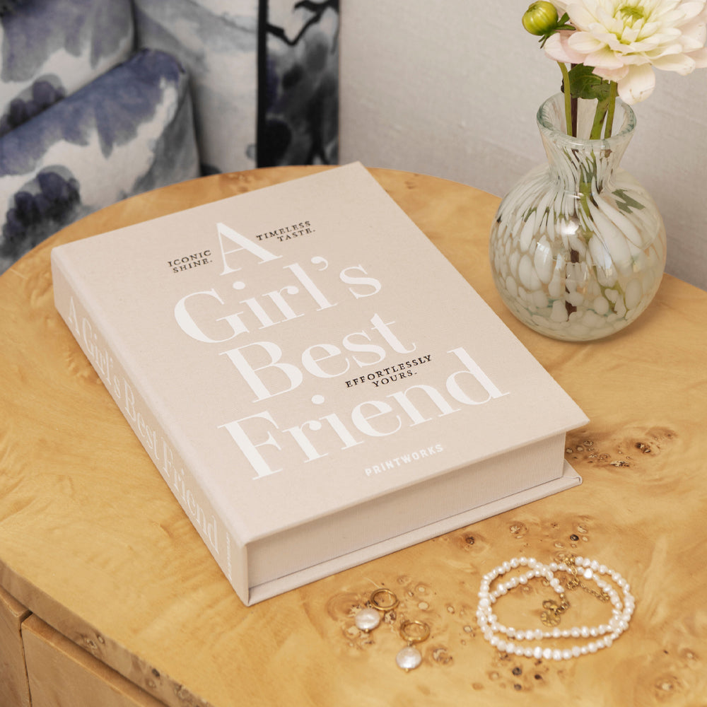 Printworks Jewellery Box - A Girls Best Friend - Beige Medium