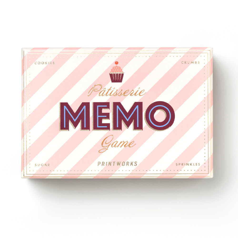 Printworks Patisserie Memo Game - Memory Matching Card Game (Educational Family Fun)