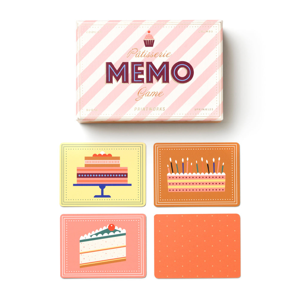 Printworks Patisserie Memo Game - Memory Matching Card Game (Educational Family Fun)
