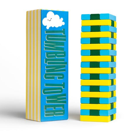 Printworks Junior Tumbling Tower - Childrens Stacking Game (Kids Family Night)