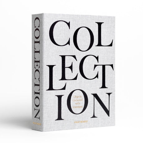 Printworks Collection Medium Storage Box - Grey (Book Style Shelf Decor)