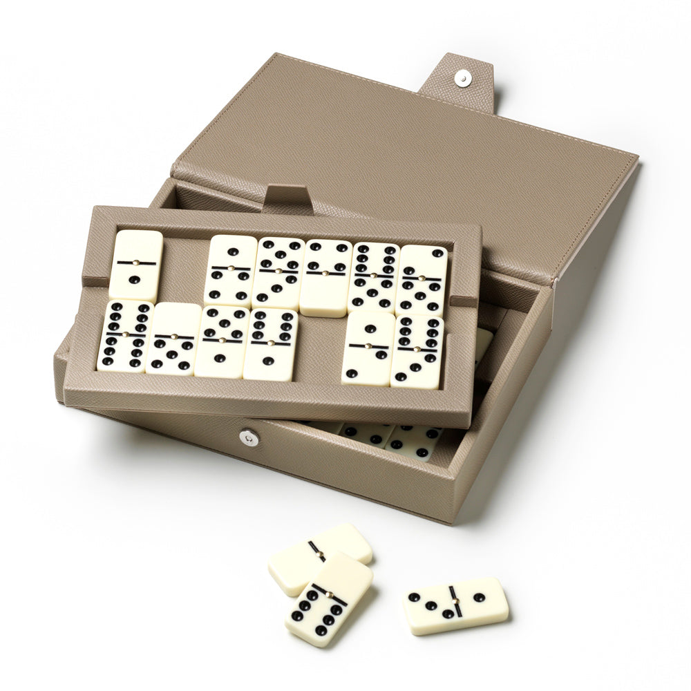 Printworks Reverra Dominoes Board Game - Designer Edition (Coffee Table Set)