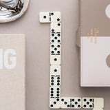 Printworks Reverra Dominoes Board Game - Designer Edition (Coffee Table Set)