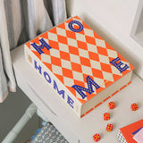 Printworks Home Storage Box - Orange (Book Style Shelf Décor)