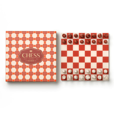 Printworks Bazaar Chess Board Game - Moroccan Design (Coffee Table Set)