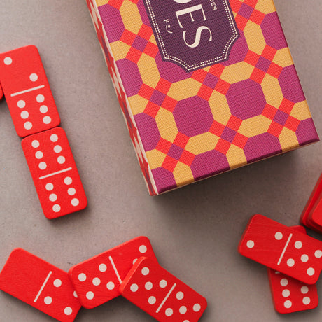 Printworks Bazaar Dominoes Set - Moroccan Design (Coffee Table Game)
